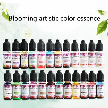 

22 Colors Epoxy Pigment Liquid Colorant Dye Ink Diffusion UV Resin DIY Crafts Jewelry Making Accessories