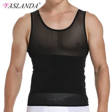 VASLANDA мужской жилет для лечения ГИНЕКОМАСТИИ формирователь тела Moobs Биндер рубашка Васит пояс контроль живота нижнее белье компрессионные майки
