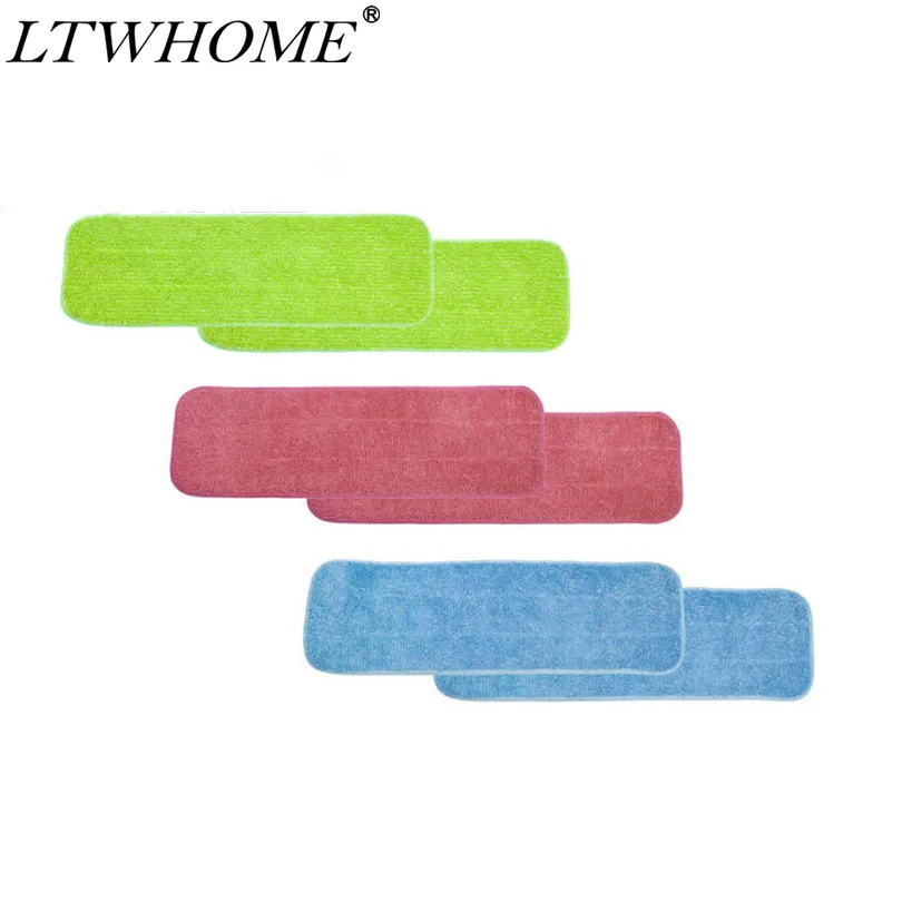 LTWHOME 18-дюймовые многоцветные комбинированные насадки для швабры из микрофибры