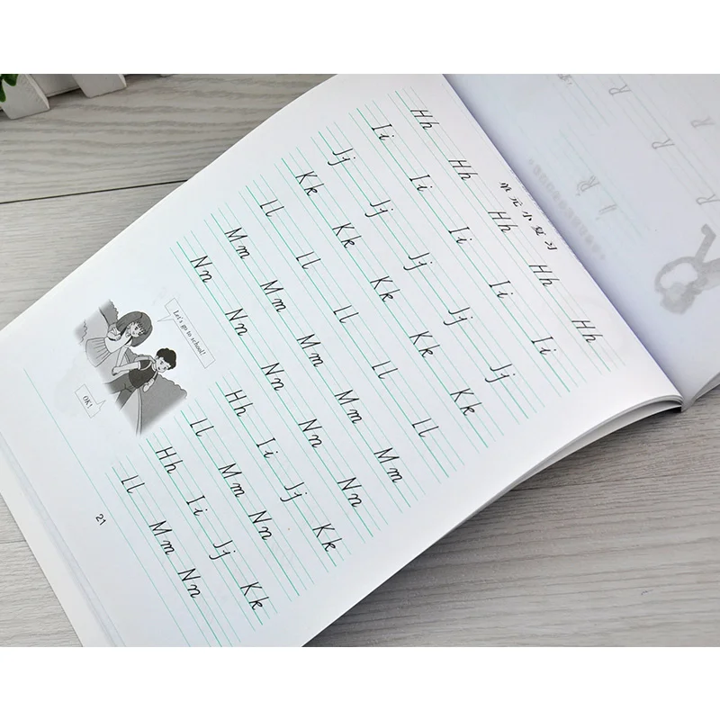 

Book Elementary School Students English Alphabet Calligraphy Copybook Libros Books Livros Livres Quaderno Libro Livro Kitaplar