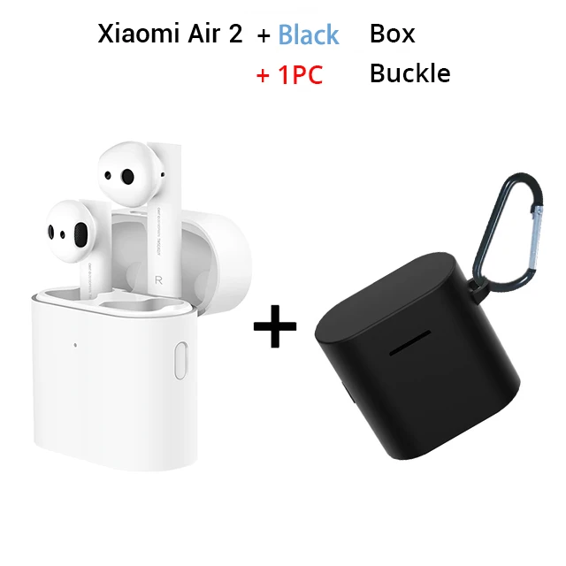 Xiao mi Airdots Pro 2 Air 2 беспроводные наушники TWS mi True Earbuds 2 LHDC Tap стерео управление Dual mi C ENC с mi c Handsfree Air 1 - Цвет: Add Black Box