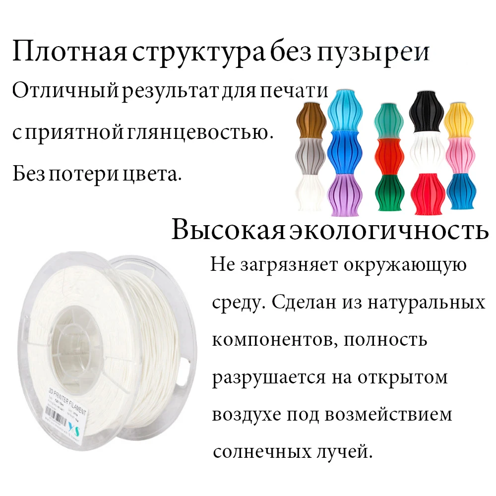 Пластиковая нить YouSu PLA/PLUS/PRO 1 75 мм 0 5 кг/для 3D принтера creality ender 3/pro/v2/anycubic/из