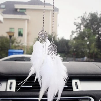 

Car Pendant Wind Chimes Feather Decoration Home Decor & Wall Hanging Adornment Handmade Gifts