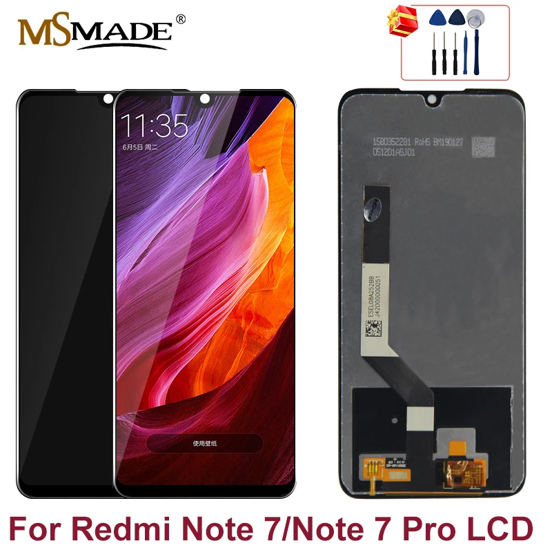 

Original LCD For Xiaomi Redmi Note 7 LCD Display Screen Replacement With Frame For Redmi Note7 Pro LCD Display Screen 10-Touch