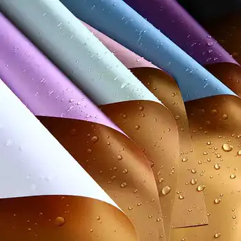 

Waterproof Left Lettering Color Ouya Paper Light Luxury Department Florist Rose Flower Wrapping Paper Gold bao hua zhi Material