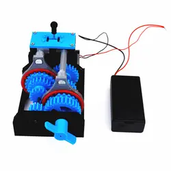 3D печатная четырехскоростная модель моделирования передачи DIY ствол игрушка с батарейным отсеком обучающая игрушка подарок для