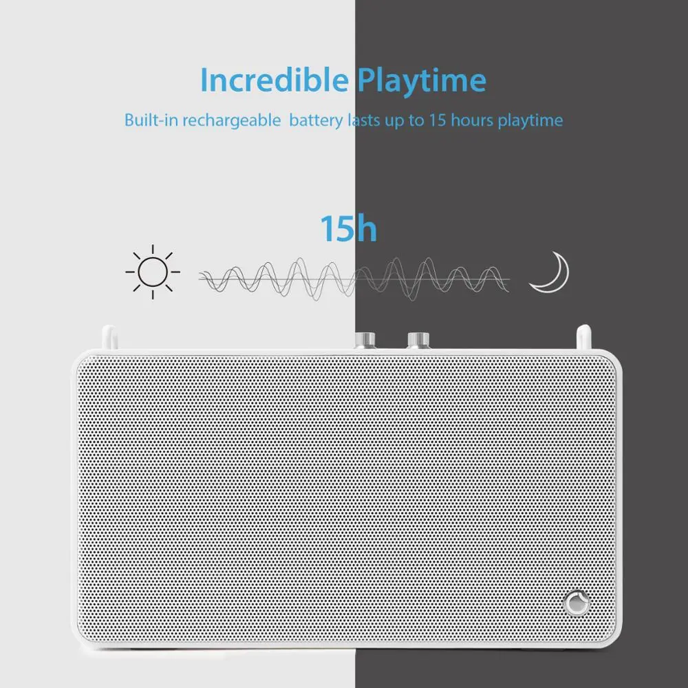 Уличные/Комнатные bluetooth колонки GGMM Портативная Беспроводная Hi Fi стереоколонка 20