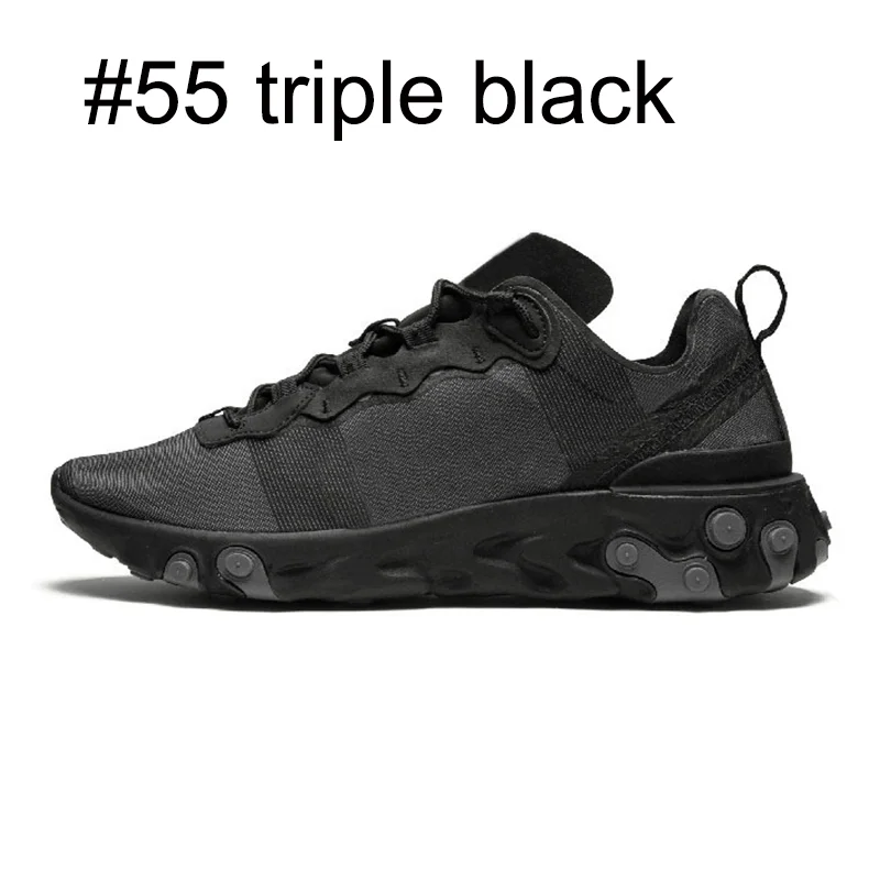 react element 87 55 Кроссовки для мужчин и женщин, антрацит, светильник, кость, тройной, черный, белый, красный, ORBIT, кроссовки, спортивные кроссовки, обувь