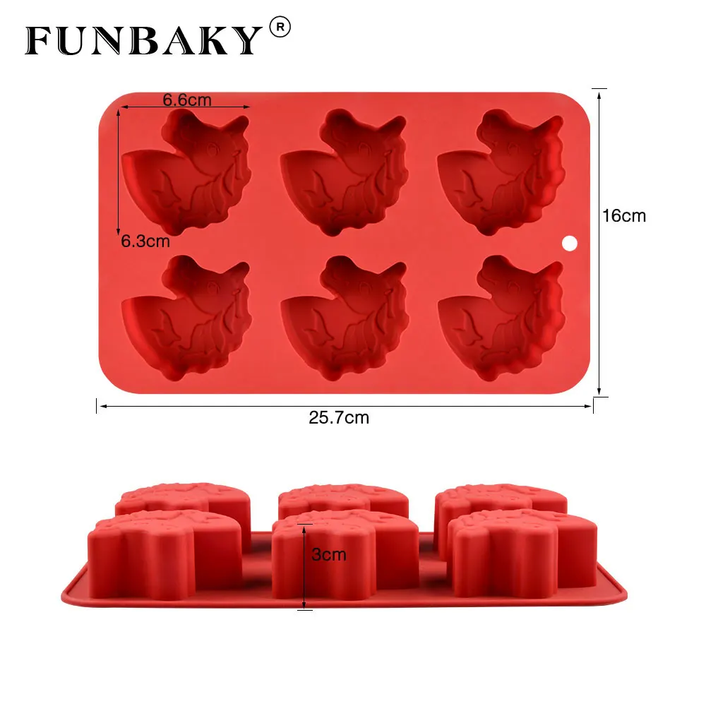 Силиконовые 3d формы FUNBAKY для шоколада форма украшения тортов выпечки инструмент