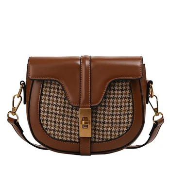 

2019 Vintage Leather Mini Crossbody Bags For Women Brand Shoulder Messenger Bag Lady Handbags and Purses Womens Saddle Bag