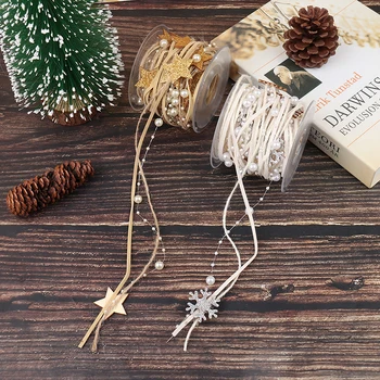 

5 Meters Christmas Ribbon For Party Wedding Decoration Ribbons Home Diy Wrapping