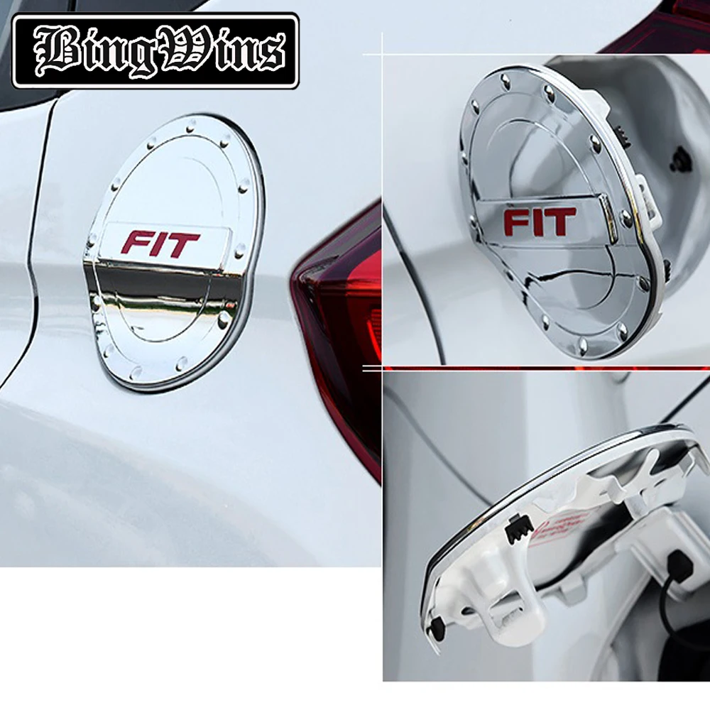 BeingWins для Honda Fit jazz- высокое качество автомобильный корпус Стайлинг газ/топливо/масляный бак Крышка отделка 1 шт