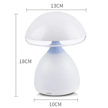 

Mushroom Shape LED Night Light Color Changing Button Buttery Atmosphere Lamps For Night Table Color Changing Table