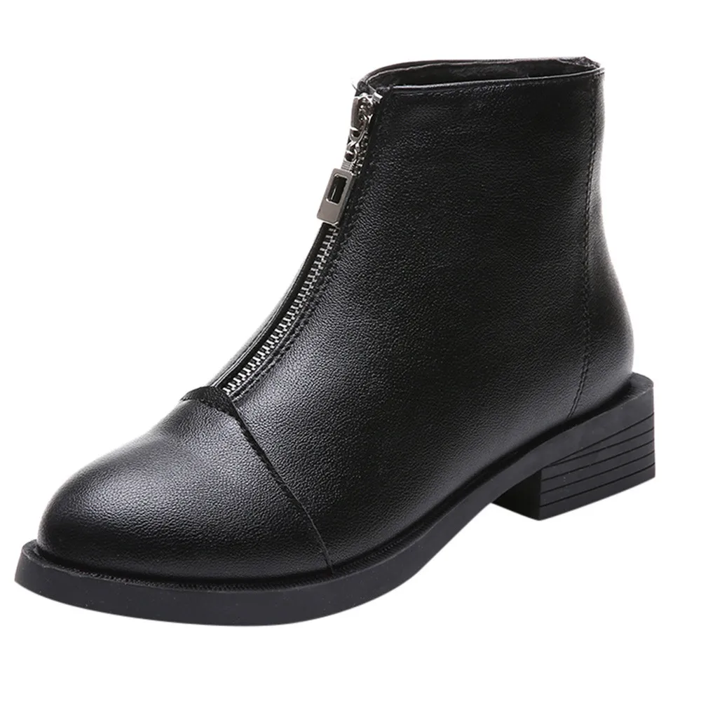 Красивые модные черные ботильоны в европейском стиле Однотонные Ботинки Martin на