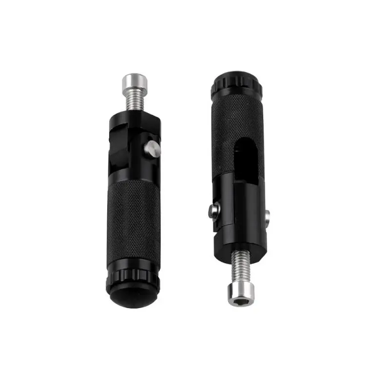 Universal Black Motor Bike Folding Footrests CNC Aluminum Motorcycle Foot Pegs Rear Pedals Set Motorcycle Accessories Parts