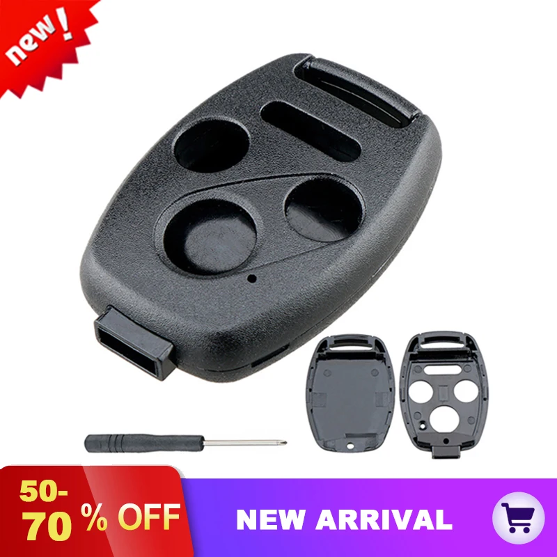 2+1 3+1 Buttons Car Key Shell Case Remote Key Fob Cover with Screwdriver Fit for Honda Accord Crosstour Civic Odyssey CR-V CR-Z