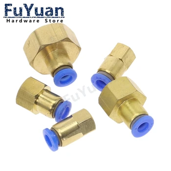 

PCF" OD Hose Tube 4MM-12MM Pneumatic Connector 1/8'' 1/4'' 3/8'' 1/2''BSP Female thread Push In Fitting for Air Pipe joint