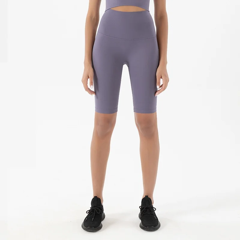 Sexy Sports Yoga Shorts Tights High Waist Fitness Bicycle Running Pants High Waist Peach Hip Soft And Comfortable Gym Clothing