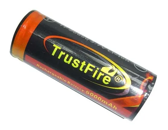 TrustFire TR-005 литий-ионный аккумулятор зарядное устройство+ 1 шт. TrustFire красочные 3,7 V 5000mAh 26650 перезаряжаемый защищенный литиевый аккумулятор