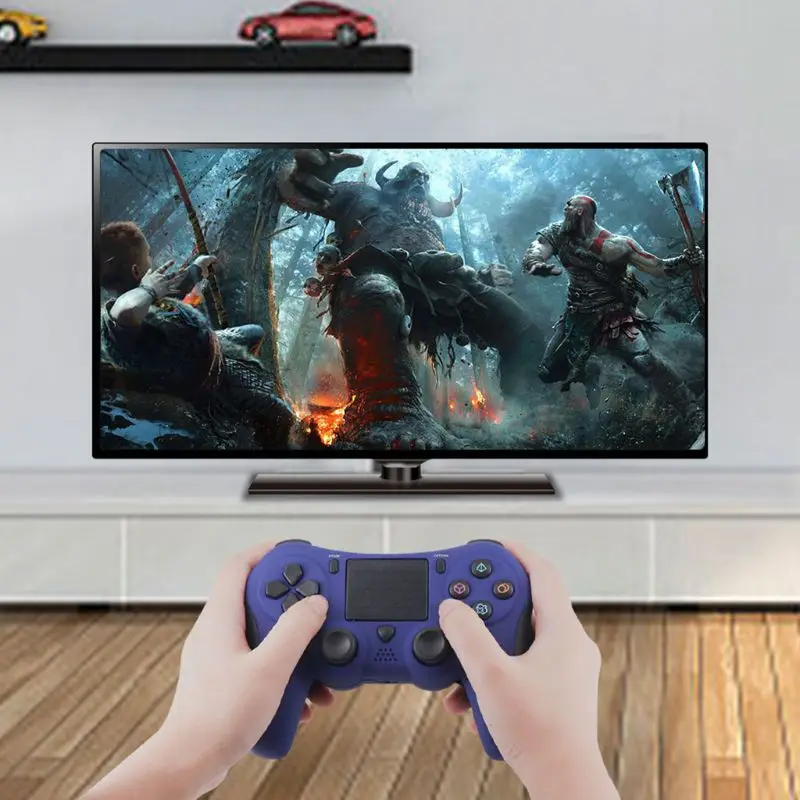 Беспроводной Bluetooth геймпад двойная вибрационная игра, ручной контроллер для playstation 4 Сенсорная панель Joypad для любителей игр поставки