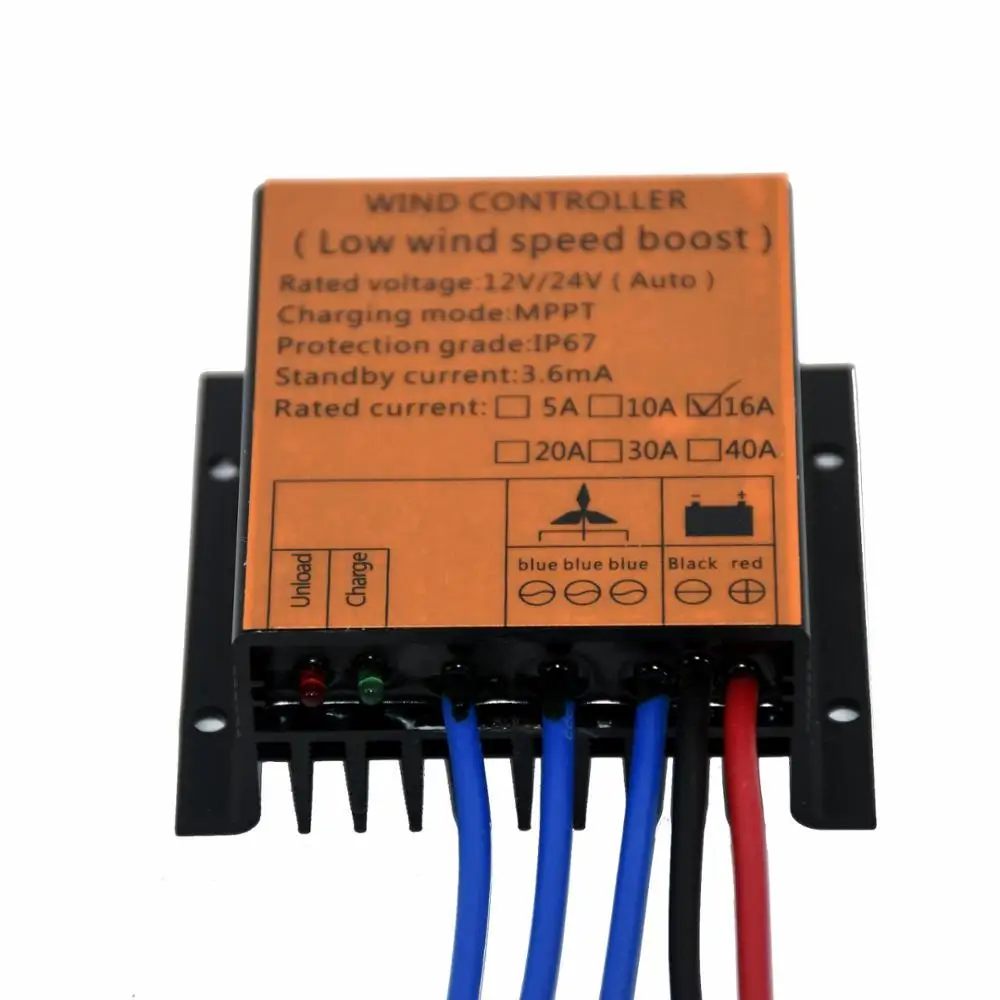 200W/400W 10A/16A со слежением за максимальной точкой мощности/BOOST Ветер Контроллер