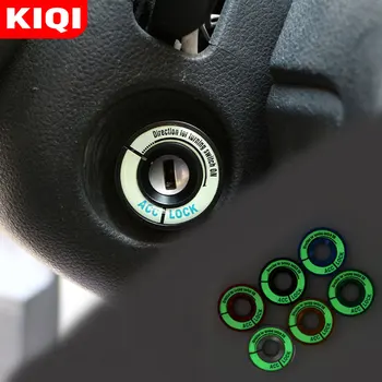 

Luminous Ignition Key Ring Switch Cover Trim Sticker for Audi A1 A3 A4 B6 B7 B8 A5 A6 C5 C6 A7 A8 for Skoda Octavia Fabia YETI