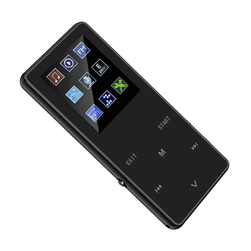 1,8 дюймов Тонкий и легкий дизайн O светодиодный дисплей цветной экран Blueteeth MP4 плеер без потерь HIFI производительность высокая и стабильная