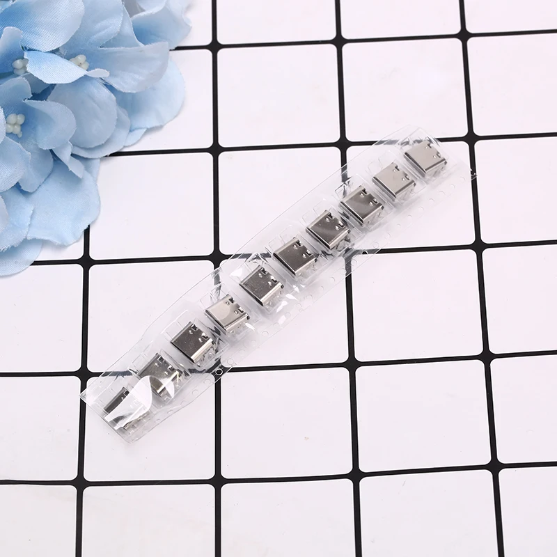 10 шт. 16 контактный разъем SMT разъем Micro usb Тип C 3,1 гнездо размещения SMD DIP для PCB дизайн DIY высокая ток зарядки