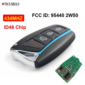 

3+1/4 Button OEM Remote Car Key 434mhz ID46 Chip for Hyundai Santa Fe 2011 2012 2013 2014 2015 FCC ID: 95440 2W500
