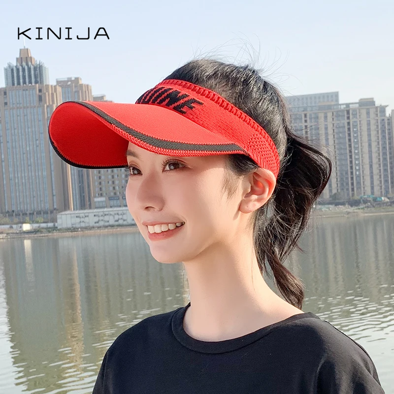 Бейсболка летняя женская пустая вязаная кепка с большими полями и козырьком