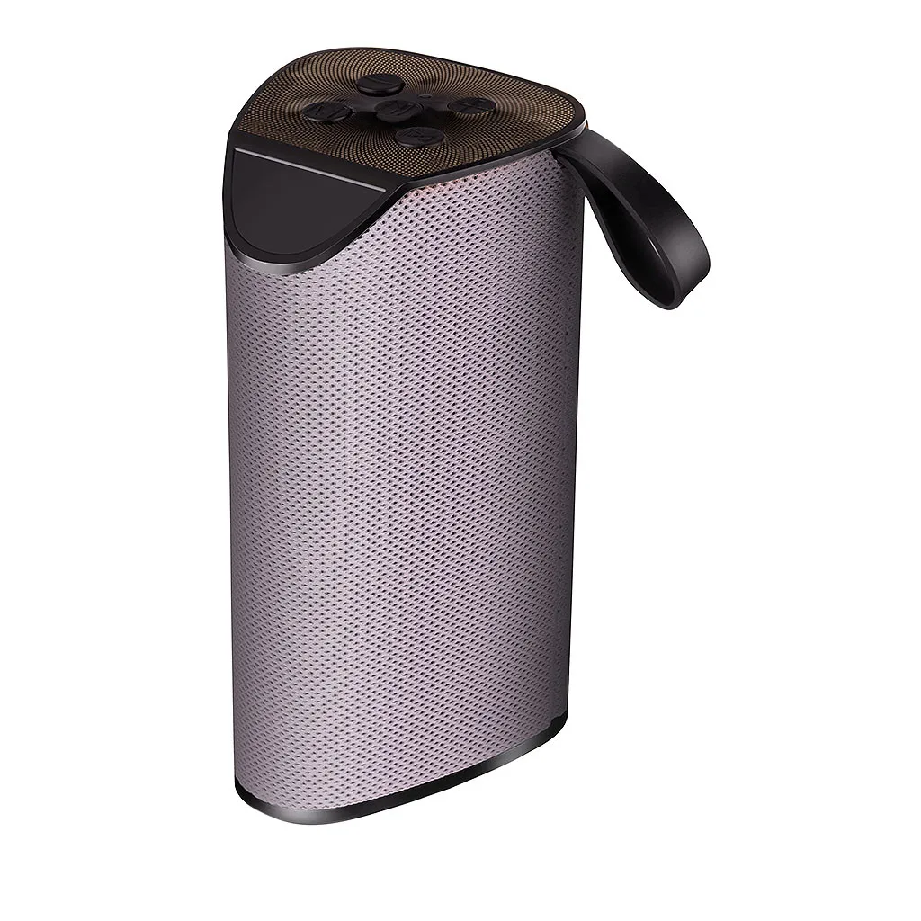 White Портативный 10 Вт Bluetooth динамик s портативный беспроводной динамик плеер USB Радио Fm Mp3 стерео музыка звук Sweatproof Colume Handsfree - Цвет: White