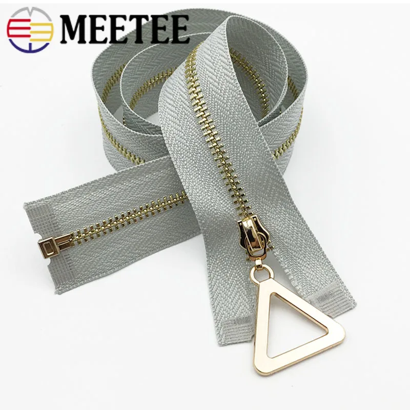 Meetee 60 см 3# открывающиеся Металлические молнии DIY автоматический замок Экологичная молния для шитья весенне-осенней одежды аксессуары DIY