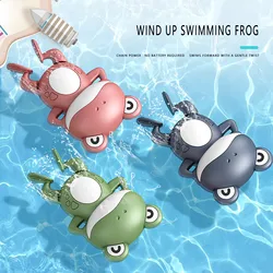 Jouets de Bain pour Enfant, Nouveau Outil de Jeu, de Douche pour Bébé, Mignon de Motif Grenouille, Mécanisme d'Horloge, Nouvelle Collection 
