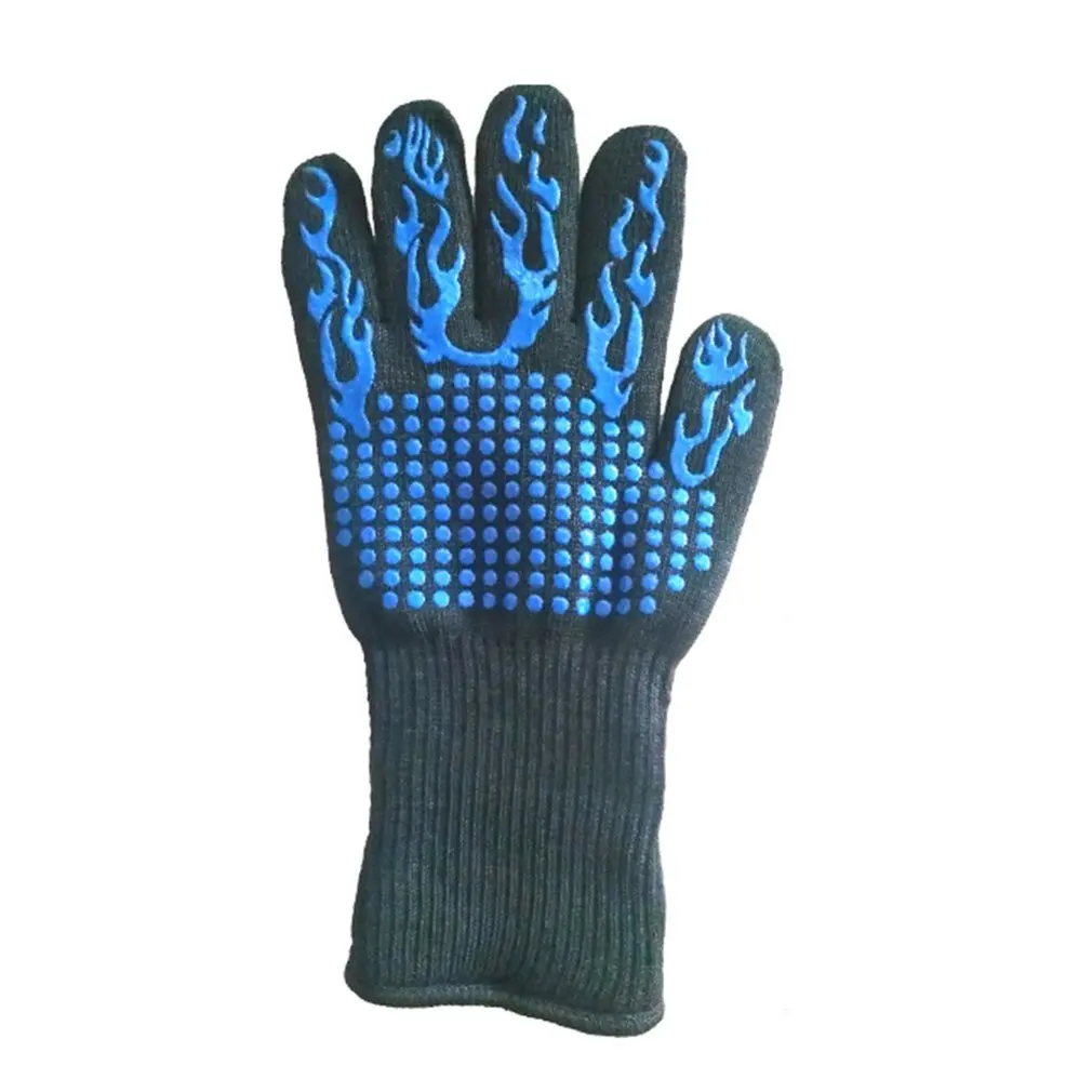

Heat Resistant Bbq Gloves For Cooking Baking Grilling Oven Mitts Kitchen Tool Thick Silicone Barbecue Gloves Promotion