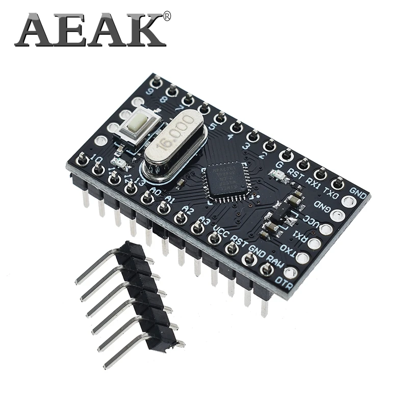 Мини модуль AEAK Pro Atmega168 5 в 16 м для Arduino совместимая плата микро управления Nano|pro