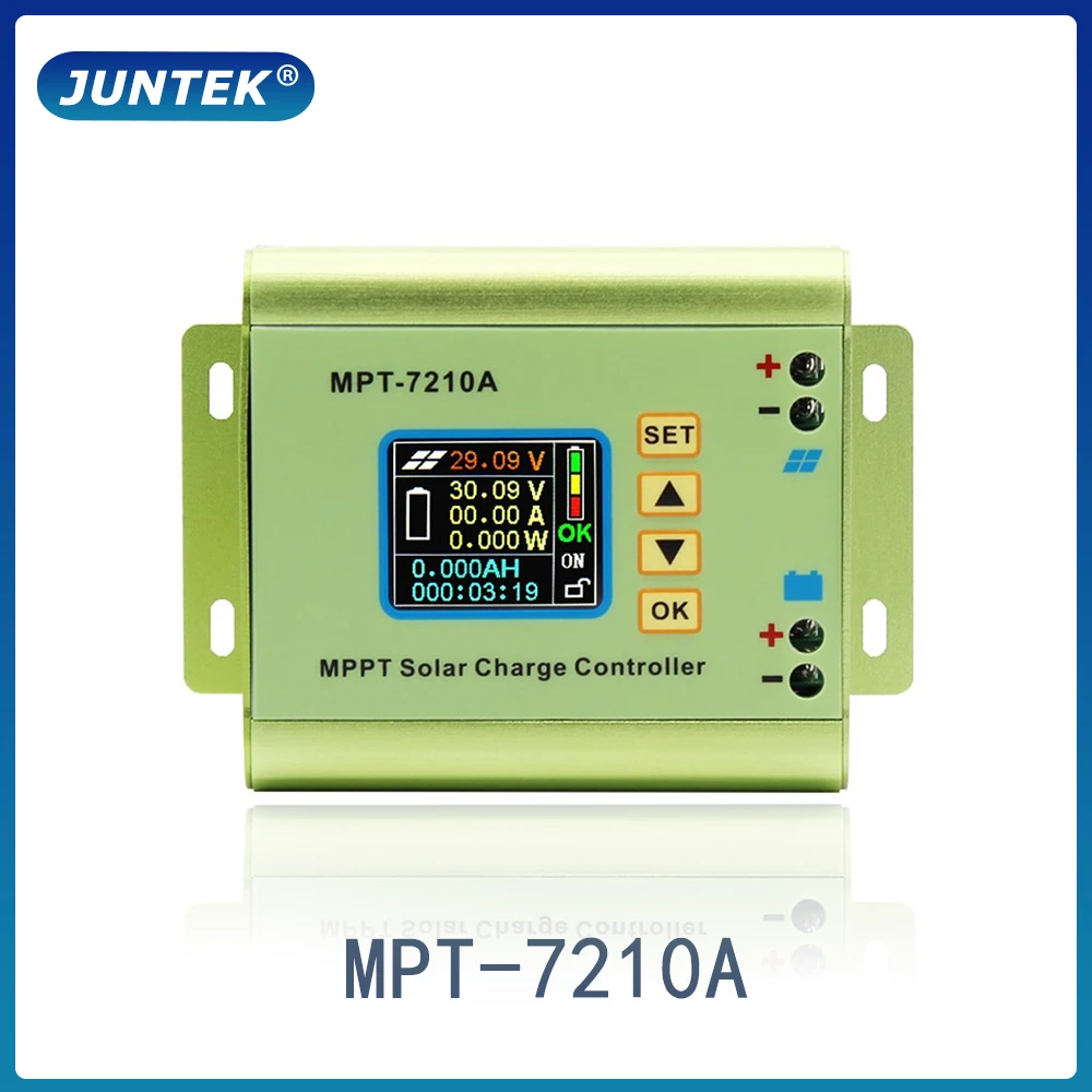 LCD MPPT Solar Regulator Charge Controller 24/36/48/60/72V Boost MPT-7210A