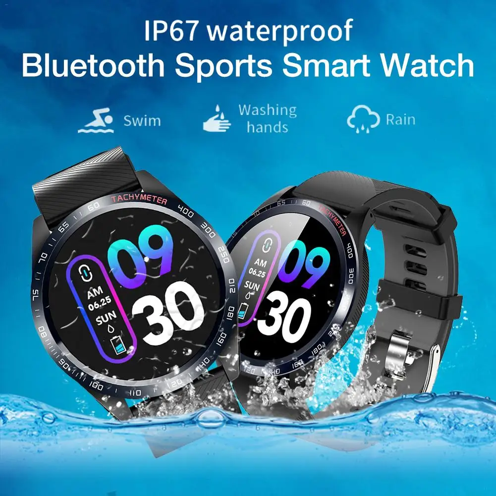 W4 Sports Smart Watch IP67 Waterproof Bluetooth Fitness Tracker Pedometer Heart Rate Monitor Color Display Smart Watch For Gift