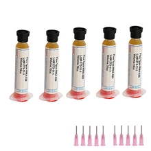 Flux de graisse pour puces, pâte à souder avec 10 pièces, Flux No clean RMA223 pour puces LED BGA SMD PGA PCB outil de réparation de bricolage 5 pièces 10cc