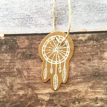 50 шт. крафт Бумага теги в стиле ретро; в стиле «Ловец снов»; Бутылка Форма креативные закладки собственными руками Сделай Сам бумажные бирки для подарков