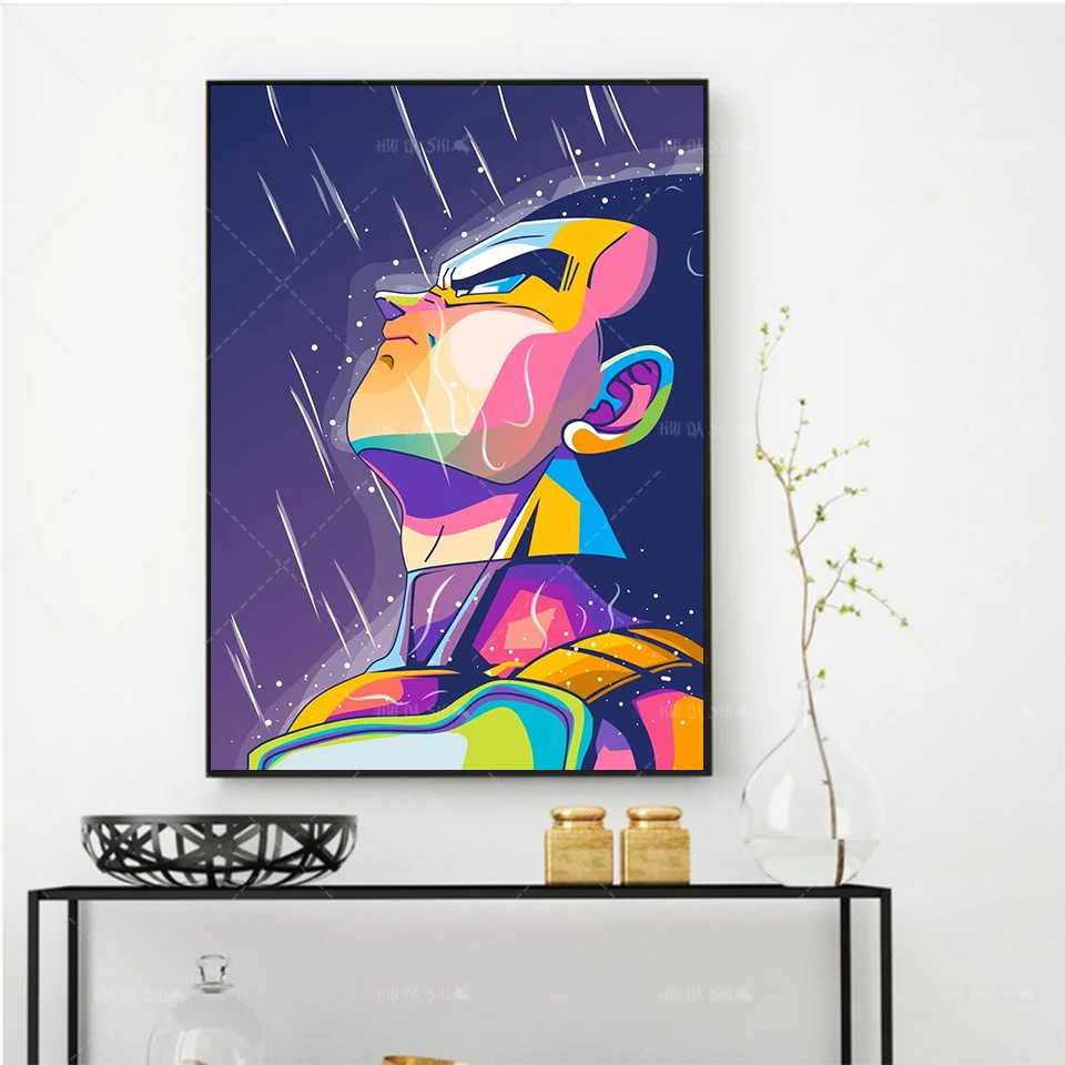 

Modern Canvas Painting Japan Hot Anime Dragon Ball Role Modular Picture Hd Home Wall Decor Print Poster For Living Room Cuadros