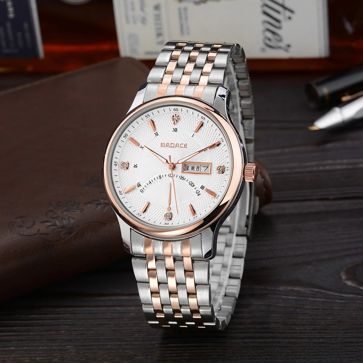 

Badace Baode City Men Top Grade Waterproof Calendar Classic Quartz Watch