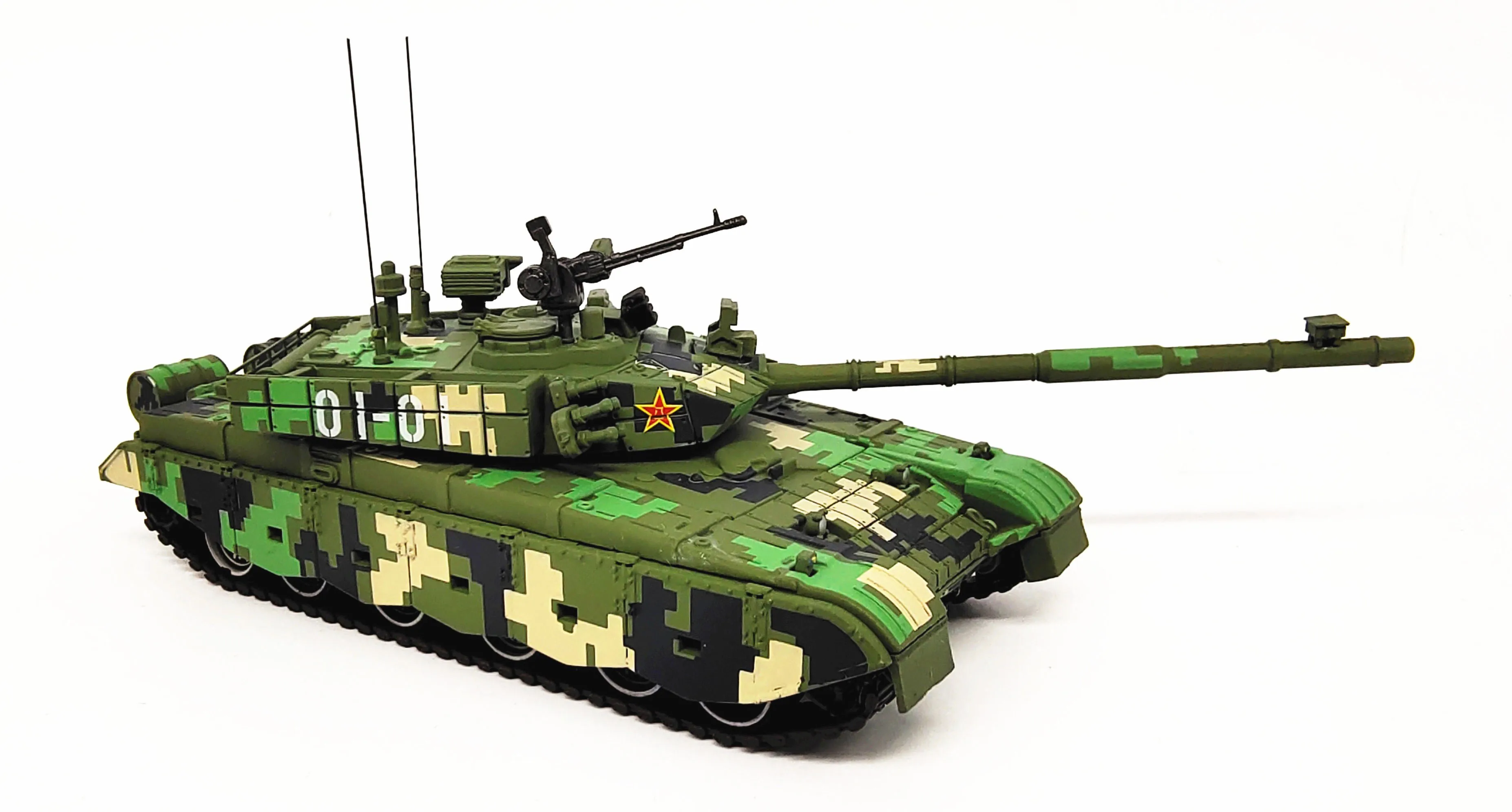 Fine 1: 72 Китайская армия 99 основной боевой танк модель перезагрузки типа активная версия обороны