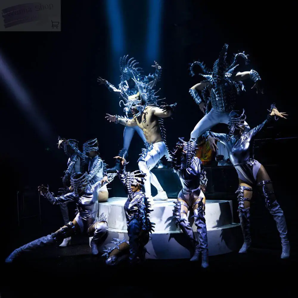 Карнавал скелет динозавр инопланетный ужас Хэллоуин костюмы для мужчин и