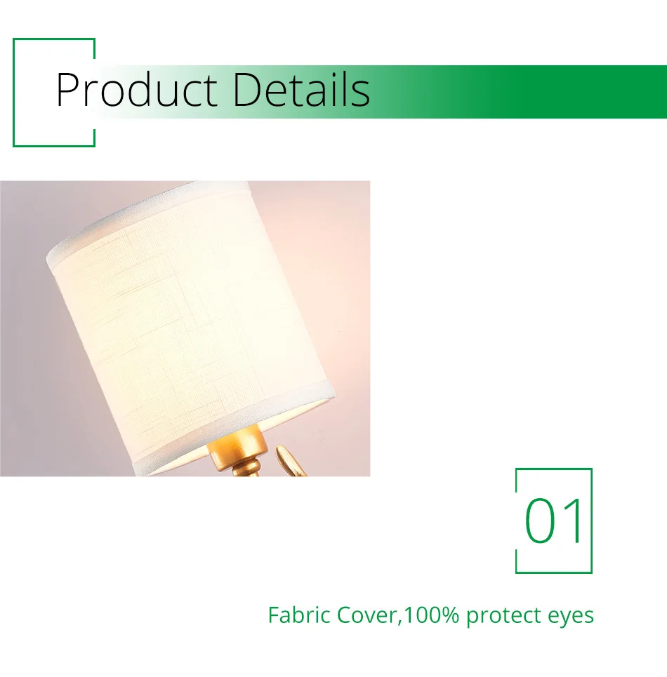 White Black Bedside Wall Lamps For Bedroom Stair Home Night Lighting LED E27 Modern Sconces Wall Lamp Indoor Lights Fixtures  (14)