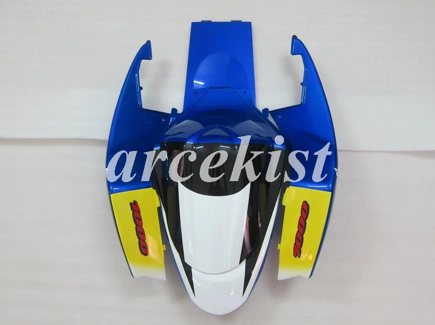 ABS пластик Полный обтекатели комплект подходит для Suzuki GSXR1000 K5 2005 2006 GSXR-1000 05 06 пользовательские холодный синий добавить крышка бака