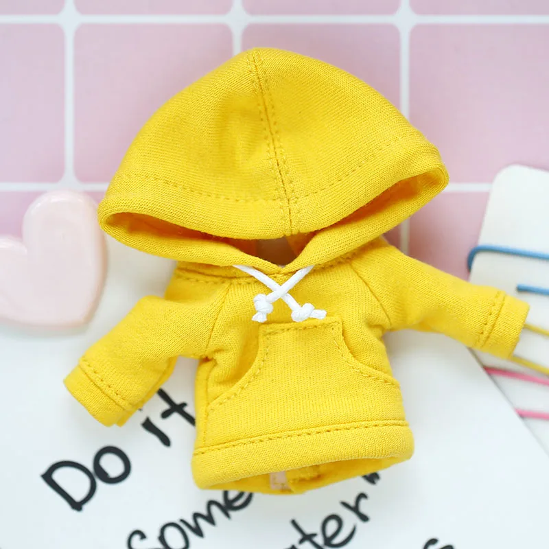 Ob11 одежда для малышей Молли действие Версия BJD body9 GSC однотонные нательное белье шнурок карман Спортивная Толстовка кукла аксессуары для одежды - Цвет: 3