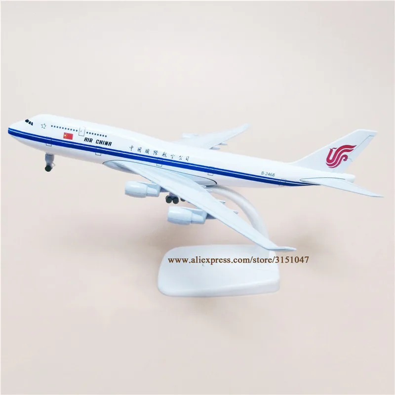 Модель самолета 20 см из металлического сплава авиакомпании China Airlines модель Боинг