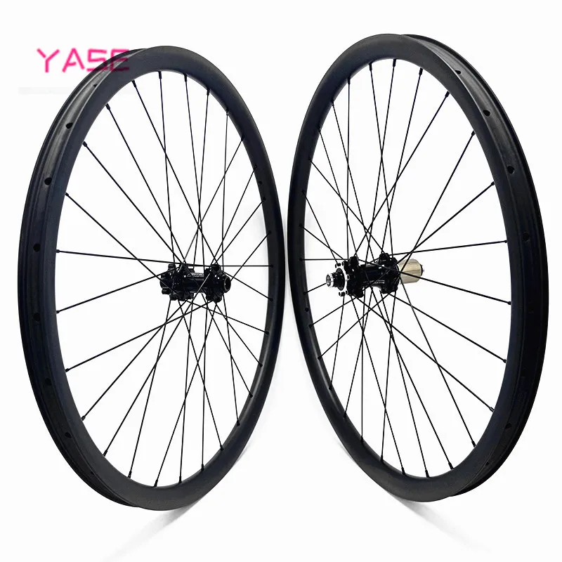YASE 27,5 er mtb дисковые карбоновые колеса XC 27x25 мм бескамерные велосипедные колеса FASTace DA206 100x15 142x12 mtb дисковые велосипедные колеса
