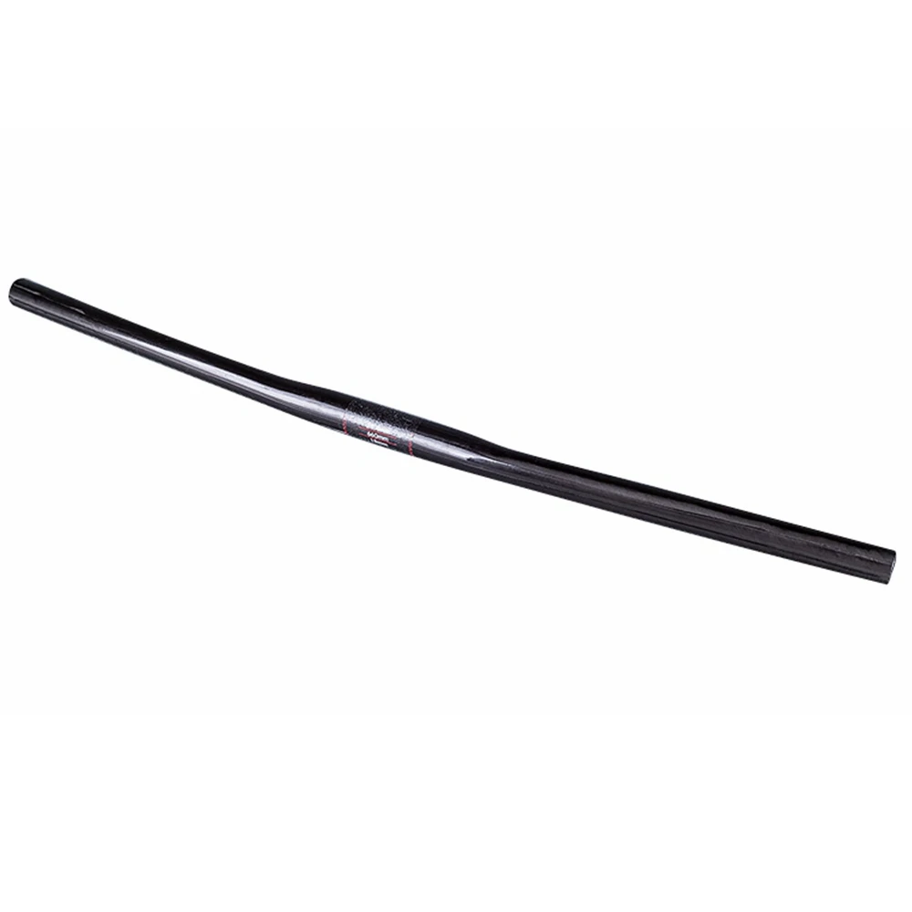 Full UD Carbon Fiber Bicycle Handlebar Mountain Bike Parts 25.4mm Horizontal Handlebar One-shaped Handlebar