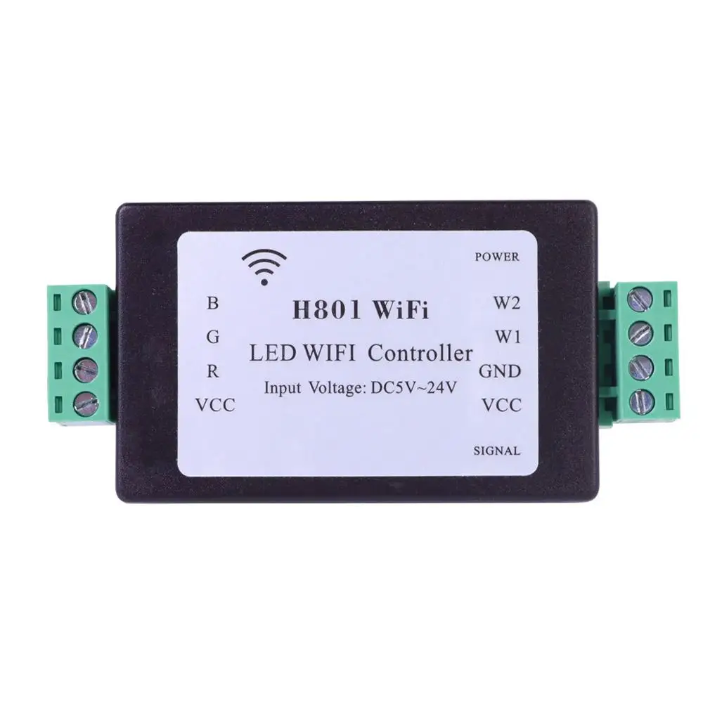 H801WiFi контроллер, светодиодный контроллер, RGB контроллер, RGBW контроллер полосы